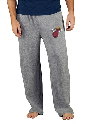 Concepts Sport Miami Heat Mens Grey Mainstream Terry Sweatpants