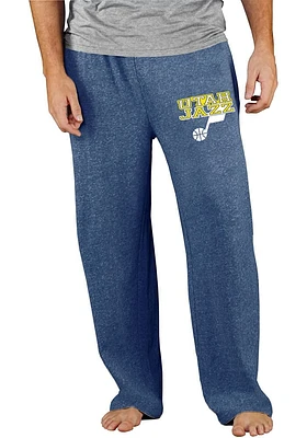 Concepts Sport Utah Jazz Mens Navy Blue Mainstream Terry Sweatpants