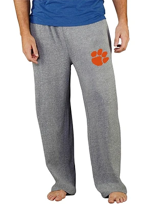 Concepts Sport Clemson Tigers Mens Grey Mainstream Terry Sweatpants