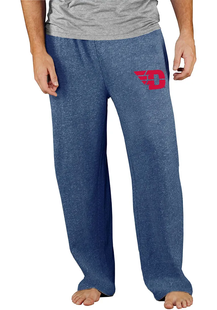 Concepts Sport Dayton Flyers Mens Navy Blue Mainstream Terry Sweatpants