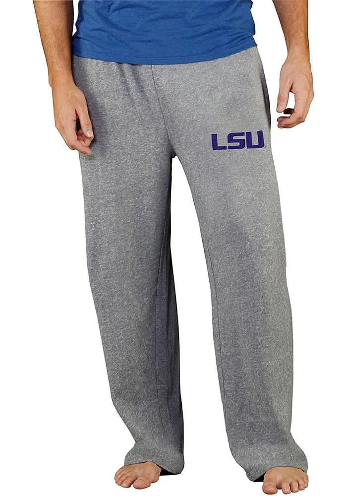 Concepts Sport LSU Tigers Mens Grey Mainstream Terry Sweatpants