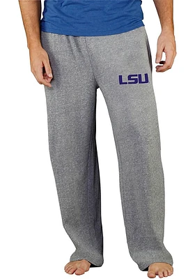 Concepts Sport LSU Tigers Mens Grey Mainstream Terry Sweatpants