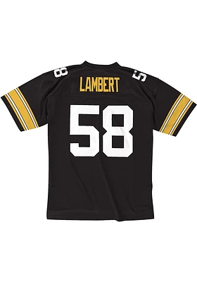 Pittsburgh Steelers Jack Lambert Mitchell and Ness 1976 Replica Throwback Jersey
