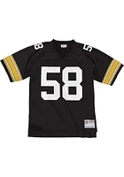 Pittsburgh Steelers Jack Lambert Mitchell and Ness 1976 Replica Throwback Jersey