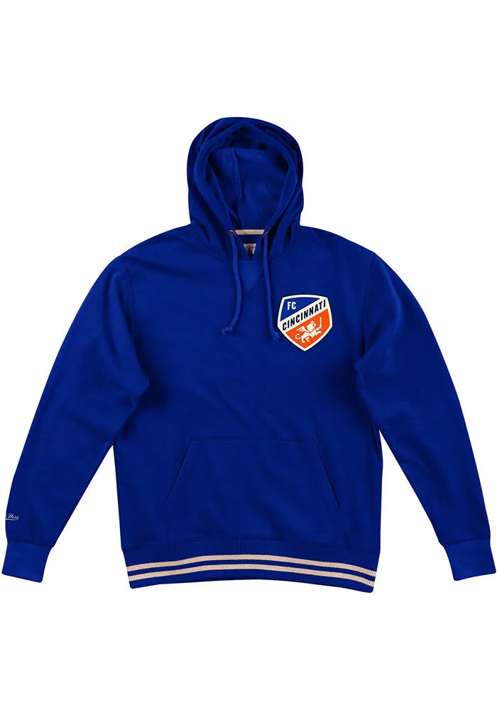 Mitchell and Ness FC Cincinnati Mens Blue Bat Around Fashion Hood