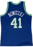 Dirk Nowitzki Dallas Mavericks Mitchell and Ness 98-99 Throwback Swingman Jersey