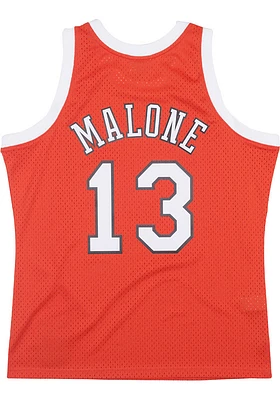Moses Malone St Louis Spirits Mitchell and Ness 75-76 Road Swingman Jersey