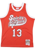 Moses Malone St Louis Spirits Mitchell and Ness 75-76 Road Swingman Jersey