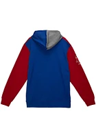 Mitchell and Ness St Louis Cardinals Mens Navy Blue Color Blocked Hood Fashion