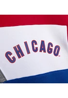 Mitchell and Ness Chicago Cubs Mens Blue Color Blocked Hood Fashion