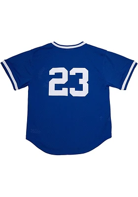 Ryne Sandberg Chicago Cubs Mitchell and Ness 1984 Authentic Batting Practice Cooperstown Jersey -..