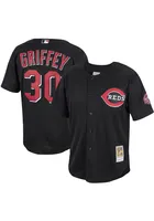 Ken Griffey Jr. Cincinnati Reds Mitchell and Ness 2000 Authentic Batting Practice Cooperstown Jers