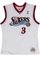 Allen Iverson Philadelphia 76ers Mitchell and Ness 00-01 Home Swingman Jersey