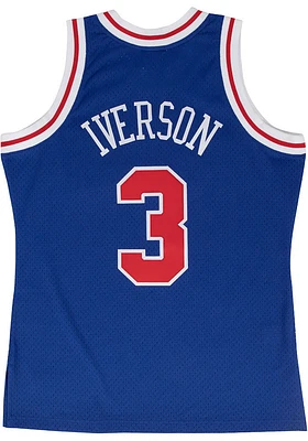 Allen Iverson Philadelphia 76ers Mitchell and Ness 96-97 Road Swingman Jersey