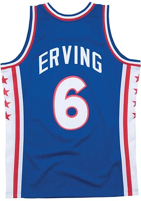 Julius Erving Philadelphia 76ers Mitchell and Ness - Road Swingman Jersey