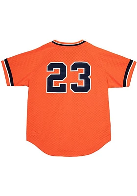 Kirk Gibson Detroit Tigers Mitchell and Ness 1993 Authentic BP Cooperstown Jersey - Orange