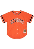 Alan Trammell Detroit Tigers Mitchell and Ness 1993 Authentic BP Cooperstown Jersey - Orange