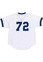 Carlton Fisk Chicago White Sox Mitchell and Ness 1981 Authentic Batting Practice Cooperstown Jerse..