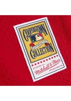 Pete Rose Cincinnati Reds Mitchell and Ness 1980 Authentic Batting Practice Cooperstown Jersey -..