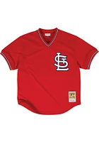 Ozzie Smith St Louis Cardinals Mitchell and Ness 1996 Authentic Batting Practice Cooperstown Jerse..