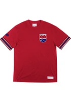 Mitchell and Ness Kansas City Kings Red Final Seconds Short Sleeve Fashion T Shirt
