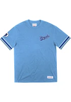 Mitchell and Ness Kansas City Royals Light Blue Final Seconds Short Sleeve Fashion T Shirt