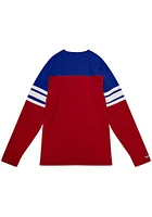Mitchell and Ness Kansas City Kings Red Special Script Long Sleeve Fashion T Shirt