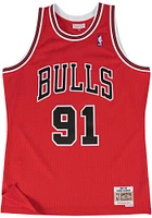 Dennis Rodman Chicago Bulls Mitchell and Ness 97-98 Road Swingman Jersey