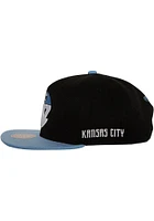Mitchell and Ness Sporting Kansas City Black KC Wizards 2T Mens Snapback Hat