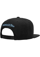 Mitchell and Ness Sporting Kansas City Black KC Wizards Foundation Script Mens Snapback Hat