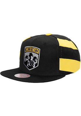 Mitchell and Ness Columbus Crew Black Retro Jersey Hook Mens Snapback Hat