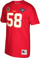 Derrick Thomas Kansas City Chiefs Red Name And Number Short Sleeve Player T Shirt