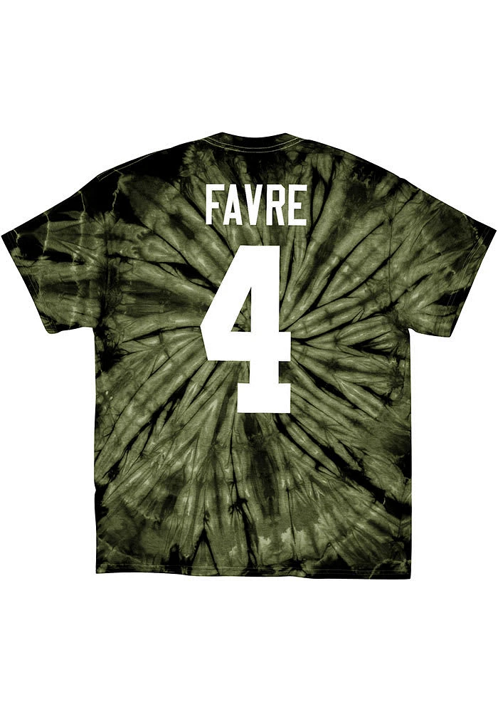 Brett Favre Green Bay Packers NN Spider Short Sleeve Fashion Player T Shirt