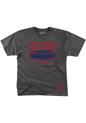 Mitchell and Ness St Louis Cardinals Charcoal STADIUM SERIES 2.0 Short Sleeve Fashion T Shirt