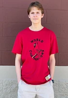 Mitchell and Ness St Louis Cardinals Navy Blue LEGENDARY SLUB Logo Short Sleeve Fashion T Shirt