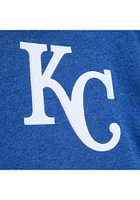 Mitchell and Ness Kansas City Royals Mens Blue Classic French Terry Fashion Hood