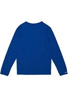 Mitchell and Ness Kansas City Royals Blue Legendary Slub Long Sleeve Fashion T Shirt