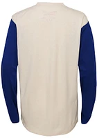 Mitchell and Ness Kansas City Royals Youth White Colorblock Raglan Long Sleeve Fashion T-Shirt