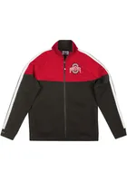 Mitchell and Ness Ohio State Buckeyes Mens Black MVP Track Jacket