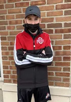 Mitchell and Ness Ohio State Buckeyes Mens Black MVP Track Jacket