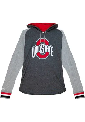 Mitchell and Ness Ohio State Buckeyes Mens Black The Zone Fashion Hood