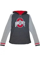 Mitchell and Ness Ohio State Buckeyes Mens Black The Zone Fashion Hood