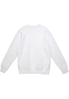 Mitchell and Ness Philadelphia Eagles Mens White Fair Catch Long Sleeve Crew Sweatshirt