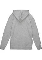 Mitchell and Ness Kansas City Chiefs Mens Grey Logo Arch Long Sleeve Hoodie