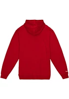 Mitchell and Ness Kansas City Chiefs Mens Red Logo Arch Long Sleeve Hoodie