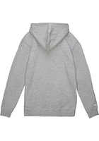 Mitchell and Ness Philadelphia Eagles Mens Grey Logo Arch Long Sleeve Hoodie