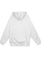 Mitchell and Ness Cleveland Browns Mens White Logo Arch Long Sleeve Hoodie