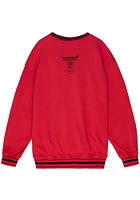 Mitchell and Ness Chicago Bulls Womens Red Big Face Crew Sweatshirt