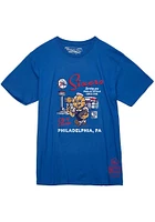 Mitchell and Ness Philadelphia 76ers Philly Style Short Sleeve T Shirt