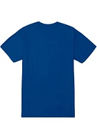 Mitchell and Ness Dallas Mavericks Blue Arch Short Sleeve T Shirt